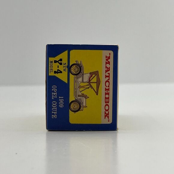 Vintage Lesney Matchbox Of Yesteryear 1909 Opel Coupe No Y-4 - Made in England - Picture 13 of 15